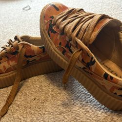 PUMA Fenty x Suede Creepers Orange Camo 