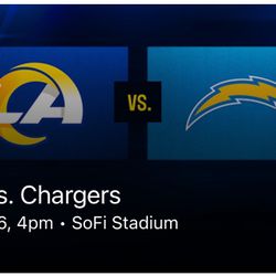 Rams 🐏 vs Chargers⚡️ 