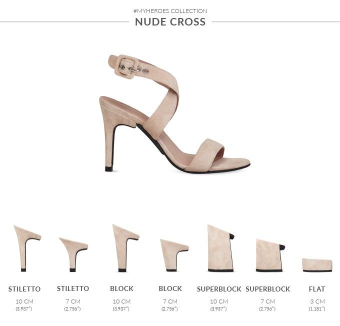 Mime et moi shoes #Hero Collection (Nude Cross) Size 7