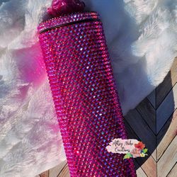 20 oz Slurp Siam AB Rhinestone Tumbler - Bling Tumbler 🩷