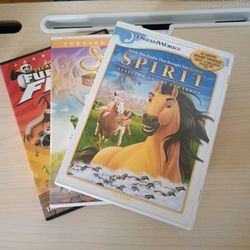 3 Dvd Kids Movie Bundle 