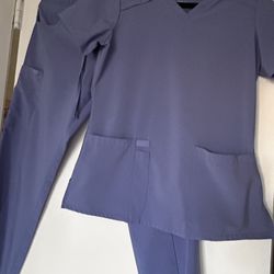 Dickies Light Blue Scrub Set