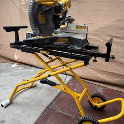 DEWALT 60V Lithium-lon 12 in. Cordless Sliding Miter Saw With Stand No Battery No Charger