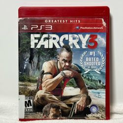 Far Cry 3 Greatest Hits PS3 PlayStation 3 Ubisoft Game Disc Case