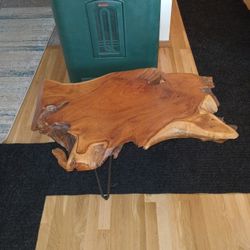 Live Wood Edge Coffee Table