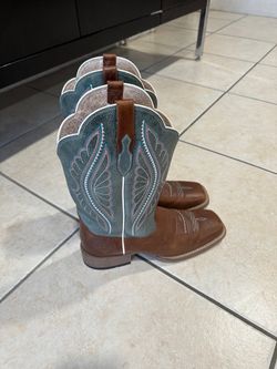 BOTAS  ARIAT , CAFÉ CON AZUL , US 8.5
