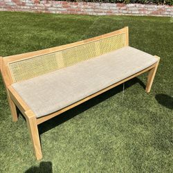 Rattan Bench