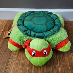 Official Pillow Pets Nickelodeon TMNT Raphael Plush 16" Stuffed Animal Pillow