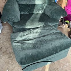 Free Couch And Chair With Ottoman. PICK UP ONLY