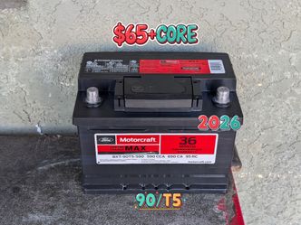 Car Battery Group Size 90/T5