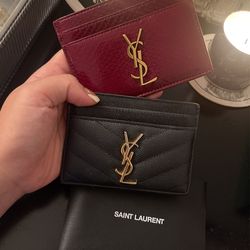 YSL Leather Luxury Card holder