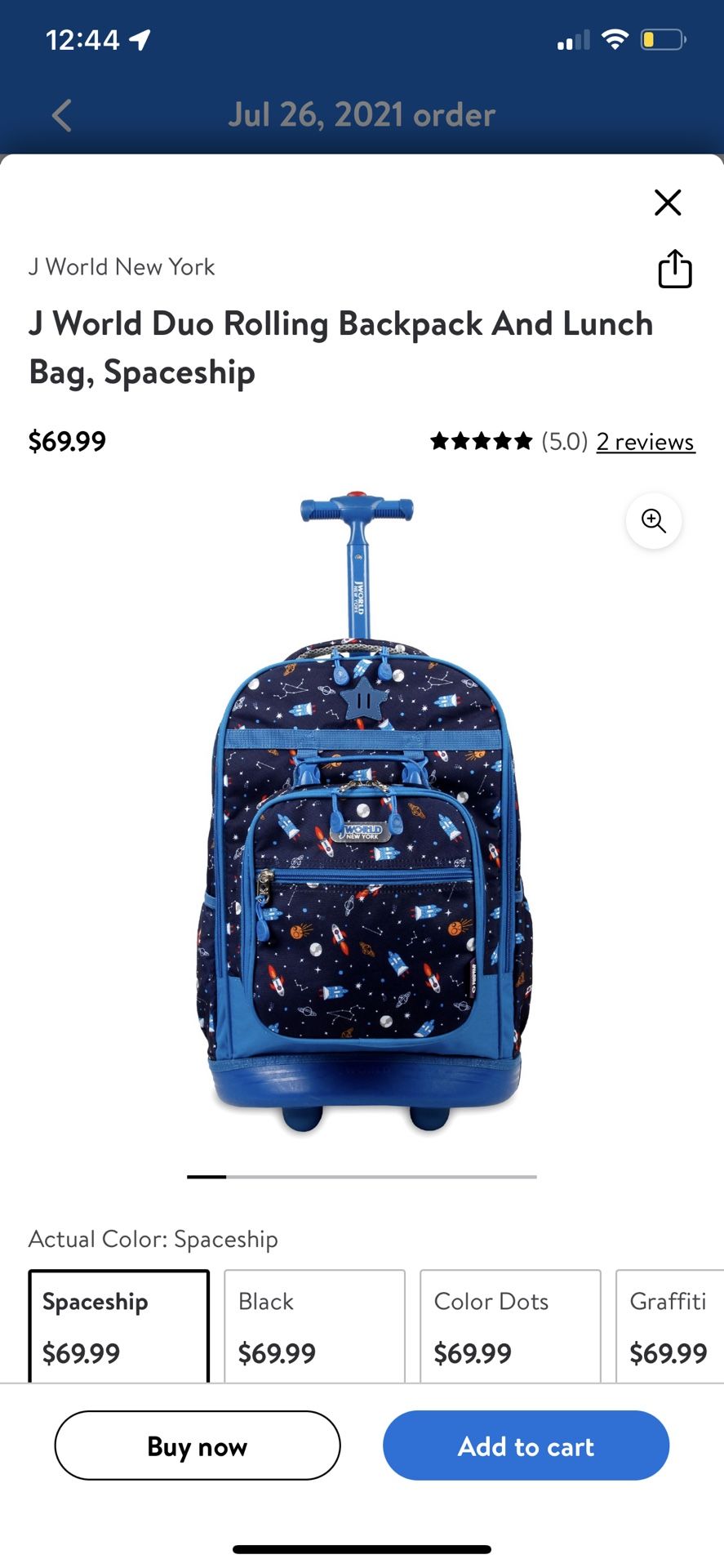 Rolling Backpack Boys