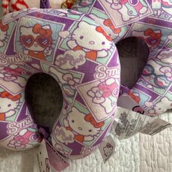 Two Hello Kitty Travel Pillows 