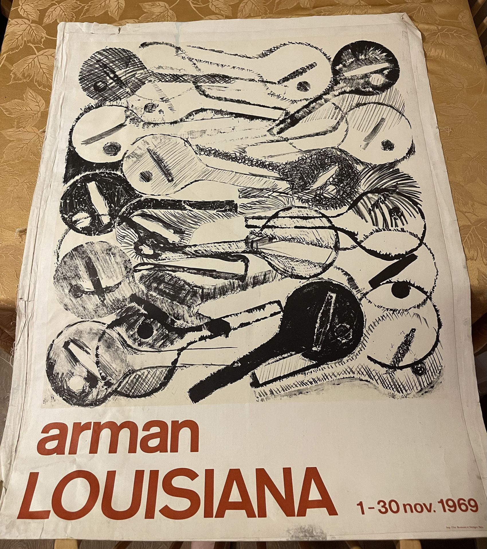 Arman Poster 1969 Original 