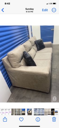Comfy Gray Couch (free delivery)