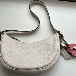 coach shoulder bag with keychain