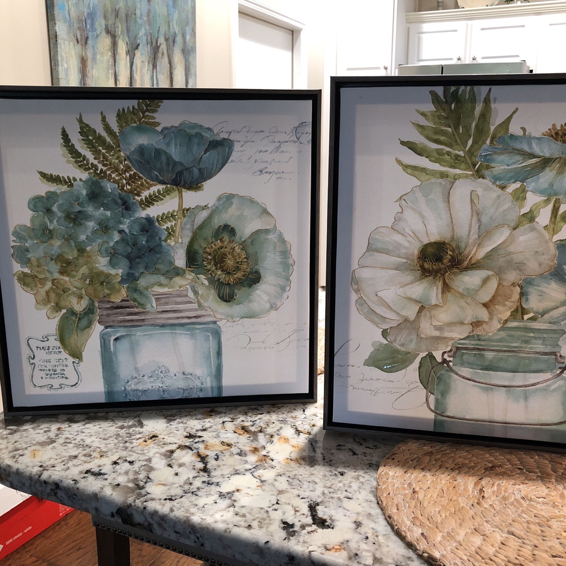 Set Of Floral Wall Art 