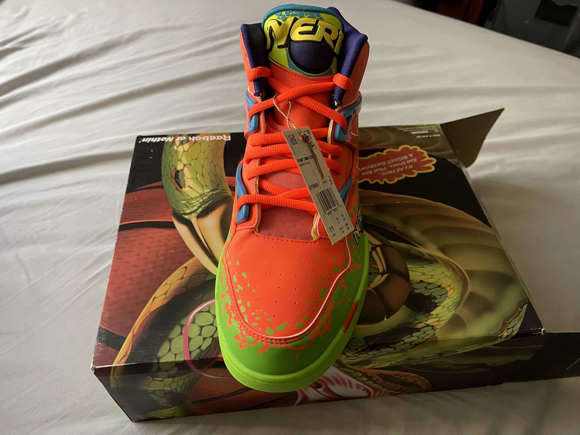 New Reebok Nerf Pump Omni Zone II