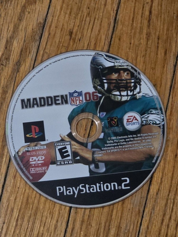 Madden NFL 06 Ps2 