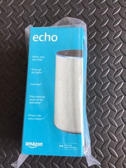 Amazon Echo 2nd Gen Glacier White Bluetooth Smart Speaker WiFi Brand New In Box