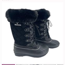 MERENCE  BLACK SNOW BOOTS 
