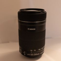 Canon EFS 55-250mm STM lens