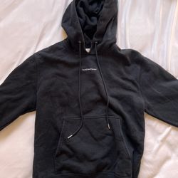 Sandro Paris Embroidered Hoodie (Black, M)