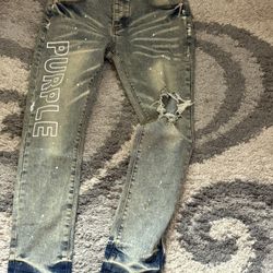 Purple Jeans Size 33