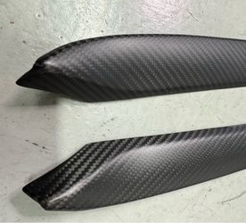 Like New 3K Toray Dry Carbon Fiber door trim panel (Matte), Compatible with Tesla Model 3 & Y