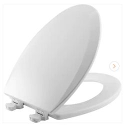 BEMIS Elongated Enameled Wood Closed Front Toilet Seat in White Removes for Easy Cleaning

.Discount 2 Or More