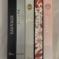 Dior, Chanel, Gucci and Versace
