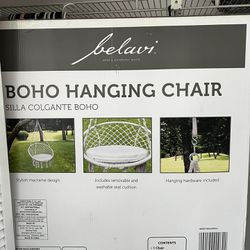 Boho Hanging Chair New In Box