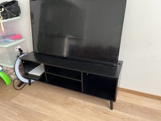 Black tv stand