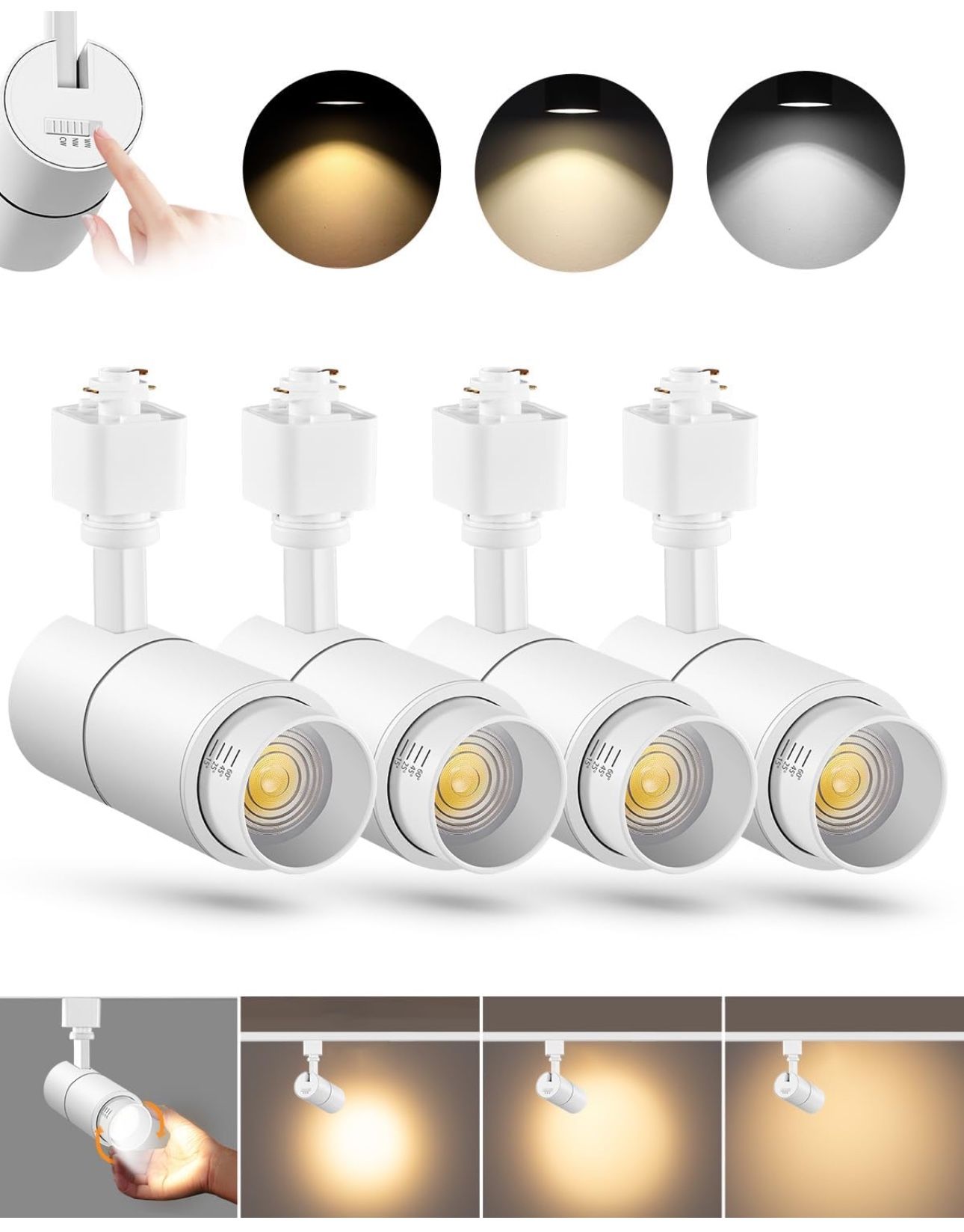 White LED Track Lighting Fixtures