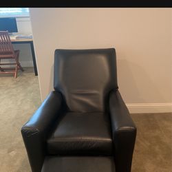 Black Leather Recliner