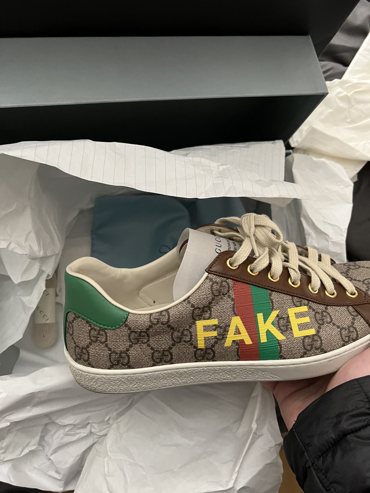 Authentic Ace *not Fake* Gucci Shoes Size 8.5 