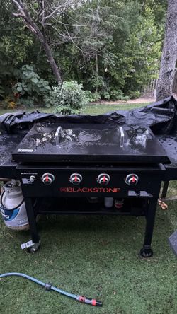 Blackstone 36” 4-Burner Flat Top Griddle with Hard Cover
