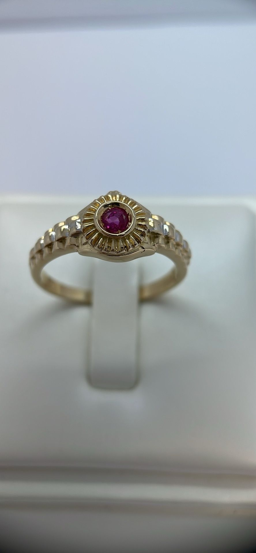 14k Gold Ruby Ring.