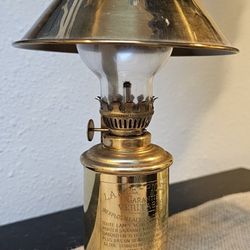Vintage French Pigeon Lamp Brass 