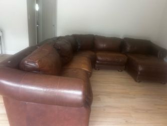 Leather couch