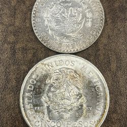 1951 Cien Pesos And 1961 Un Peso