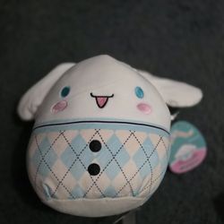 New w/Tags Squishmallows Cinnamoroll Plush 7" 2023 Hello Kitty & Friends