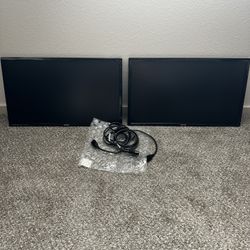 BenQ 24 Inch Dual Monitors