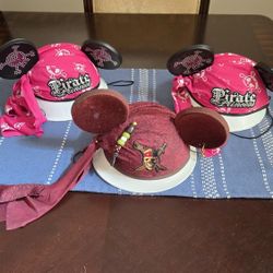 Mickey And Minnie Mouse Pirate Hat 