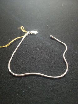 14k White Gold Women's Rope Bracelet 