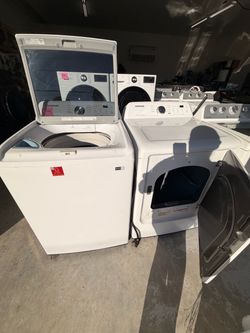 Samsung Top Load Washer and Dryer Set
