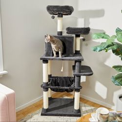 Large Grey Cat Tree