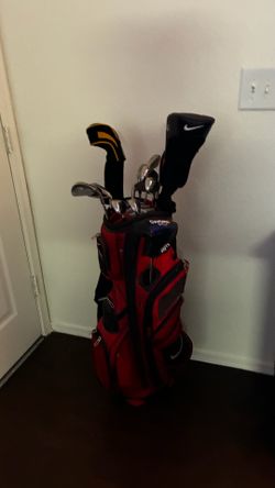 Nike Golf bag and full set of clubs