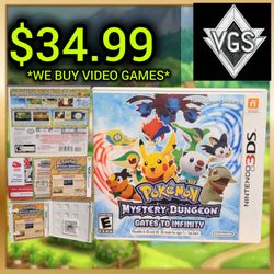 Pokémon Mystery Dungeon Gates to Infinity Nintendo 3DS CIB 2013