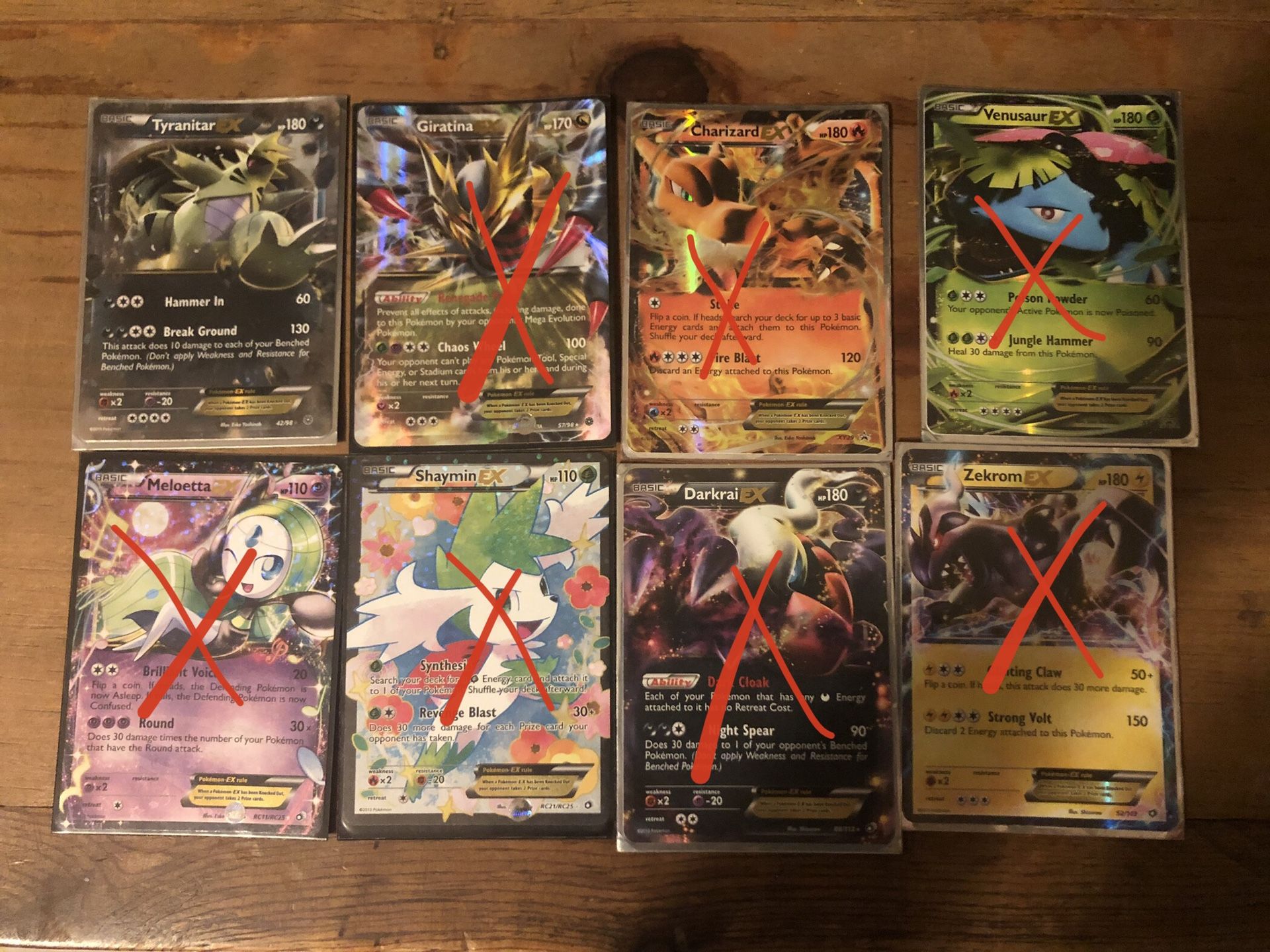 Pokemon cards (prices vary)